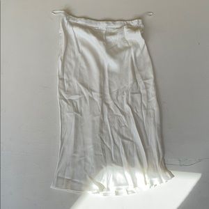 Zara silk skirt L